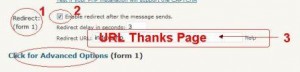 redirect URL
